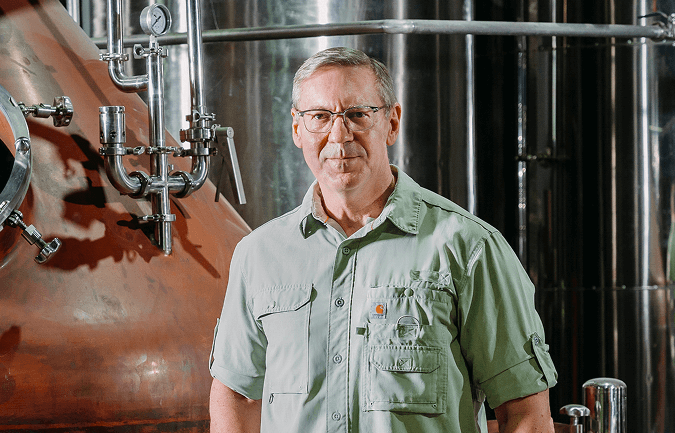 Ve de di's master distiller Edward Tiege